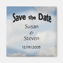 Wolken Save the Date Magnet