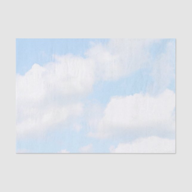 Wolken Seidenpapier (Vorderseite)