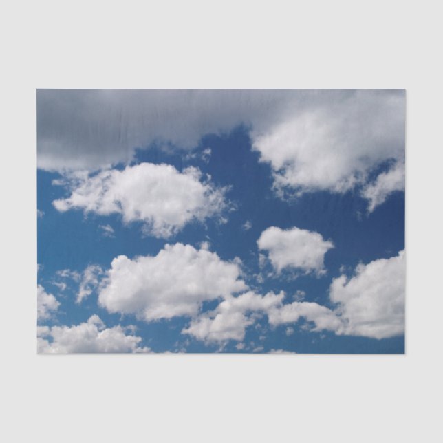 Wolken-Seidenpapier Seidenpapier (Vorderseite)