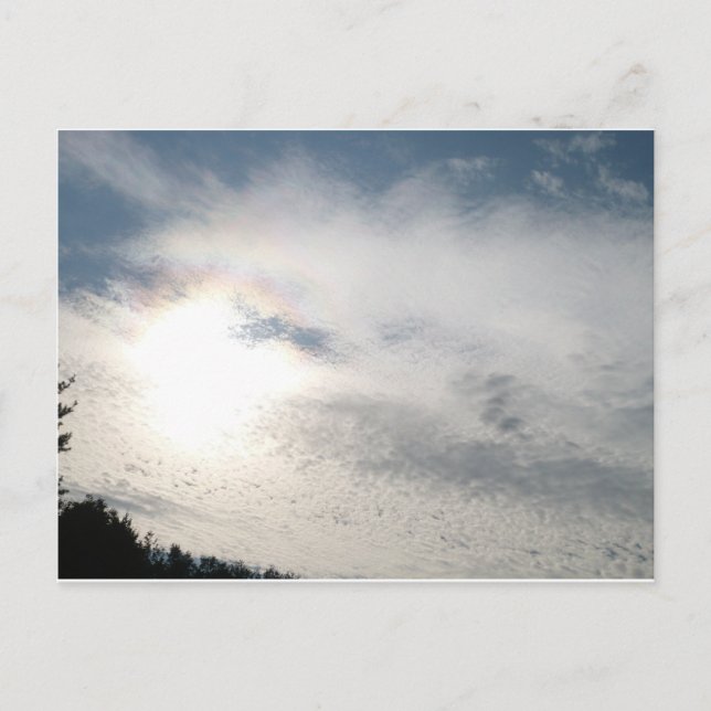 Wolken sind magisch postkarte (Vorderseite)