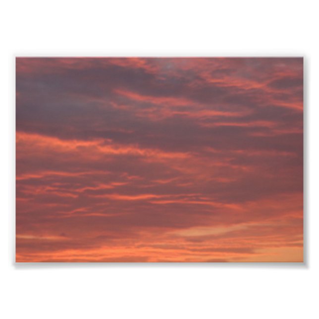 Wolken Sonnenaufgang Beunruhigung Foto Reproduktio (Vorne)