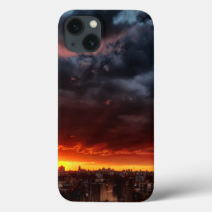 Wolken, Sonnenuntergang und Rot Case-Mate iPhone Hülle