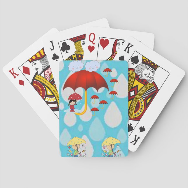 Wolken spielen Kartendecke Spielkarten (Rückseite)