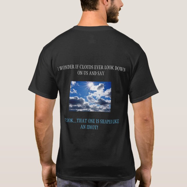 WOLKEN T-Shirt (Rückseite)