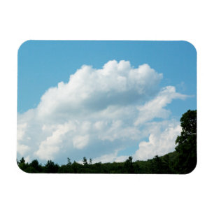Wolken treffen Bäume Magnet