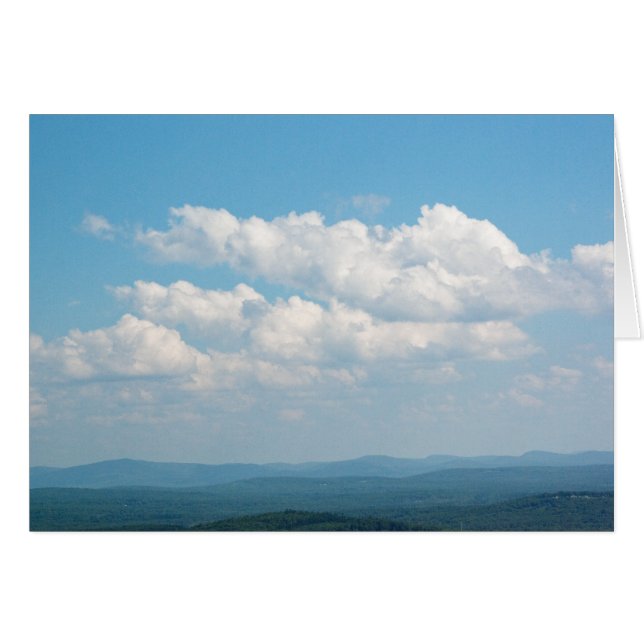 Wolken über Bergen (Vorderseite (Horizontal))