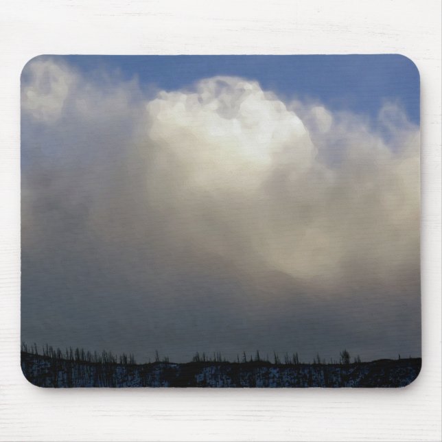 Wolken über dem Rücken Mousepad (Vorne)