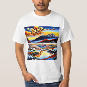 Wolken über der Landschaft 3 T-Shirt
