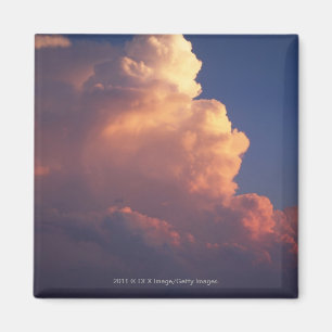 Wolken über Meer am Sonnenuntergang Magnet