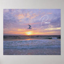 Wolken über Sonnenuntergang glühen