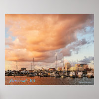 Wolken über Tidewater Yacht Marina Portsmouth VA