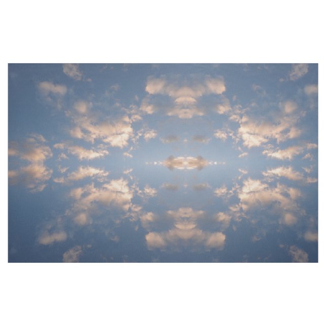 Wolken und Fotogewebe des blauen Himmels Stoff (Yard (91,4 cm))