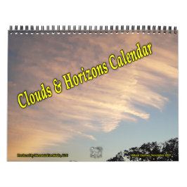 Wolken und Horizonte-Kalender Kalender