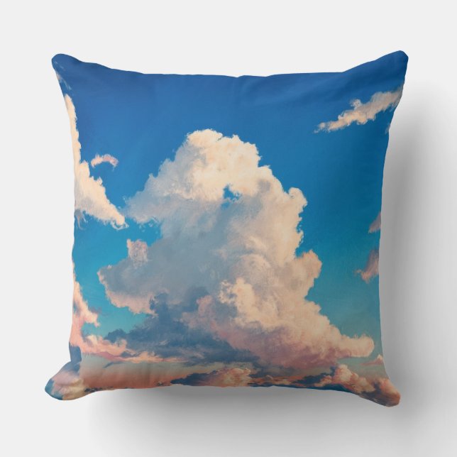Wolken und Sky Kissen (Vorderseite)