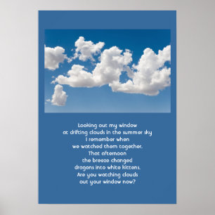 Wolken und Sky Poster