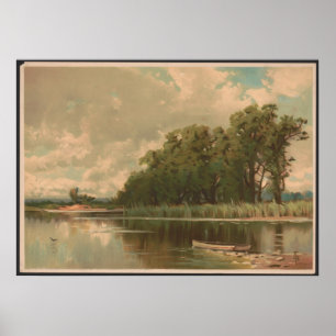 Wolken und Sonnenschein Poster