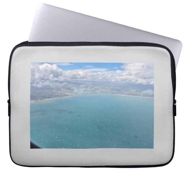 Wolken und Strömungen Laptopschutzhülle (Vorderseite)