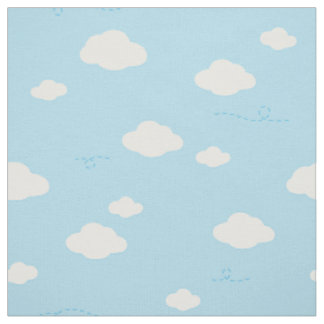 Wolken und Wind Stoff
