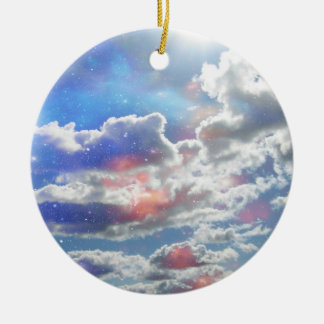 Wolken-Verzierung Keramik Ornament
