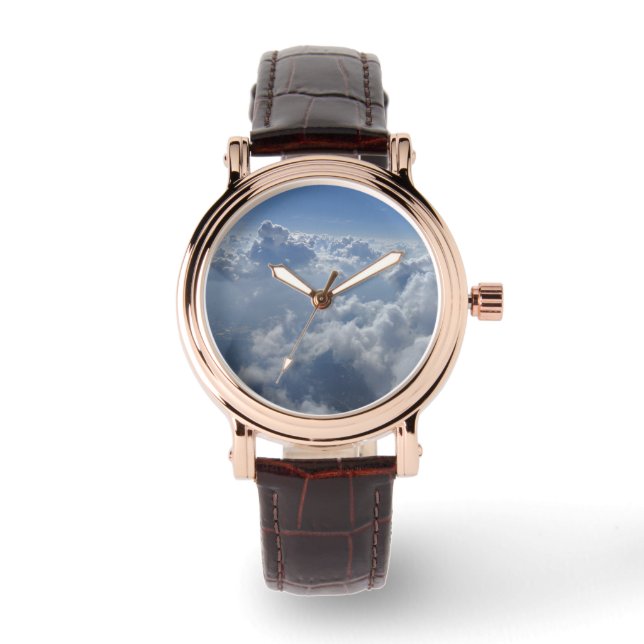 Wolkenbeobachtung Armbanduhr (Vorderseite)