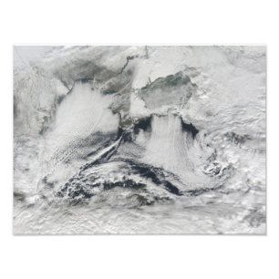 Wolkenbildung über dem Schwarzen Meer Fotodruck