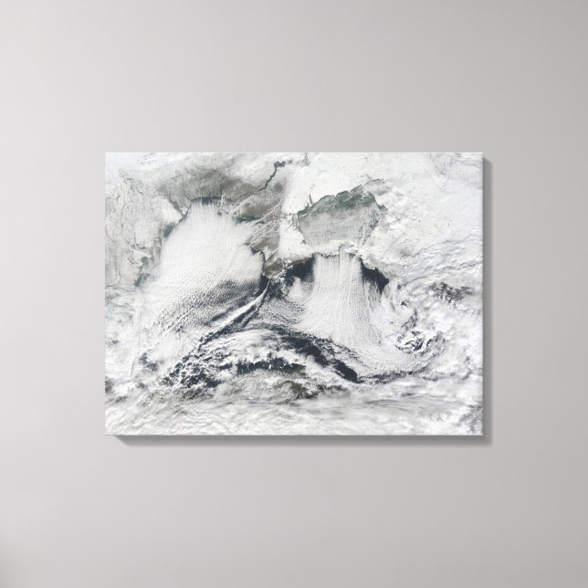 Wolkenbildung über dem Schwarzen Meer Leinwanddruck (Vorderseite)