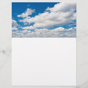 Wolkenblauer Himmel Flyer