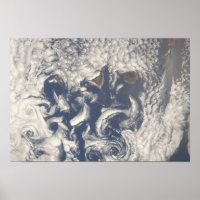 Wolkenbrüche im Gebiet der Kanarischen Insel