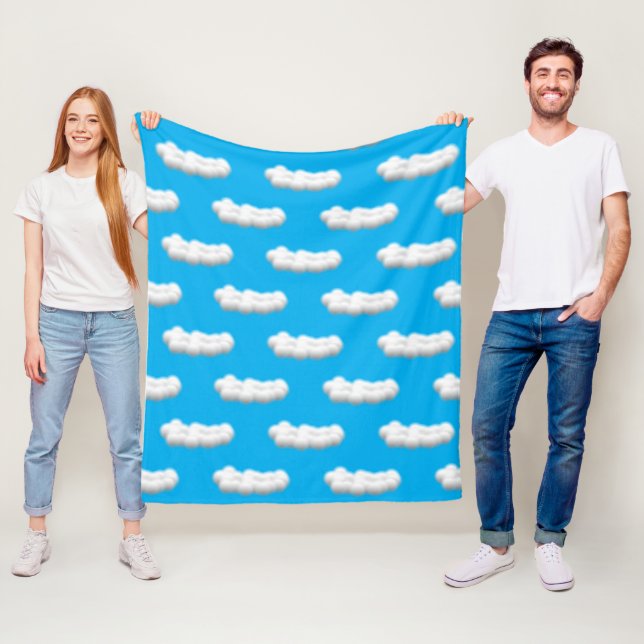 Wolkendecke aus Fleece (Beispiel)