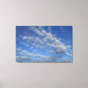Wolkendecke Leinwanddruck