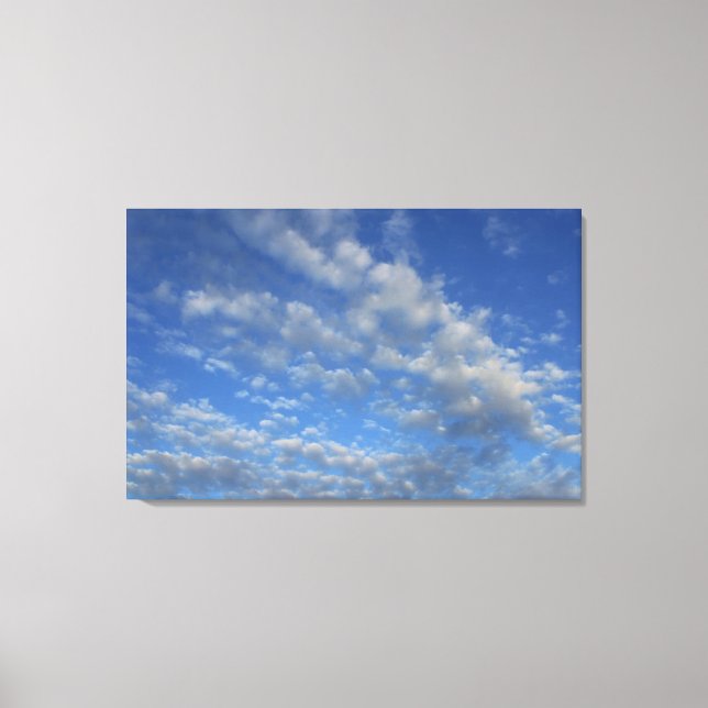 Wolkendecke Leinwanddruck (Vorderseite)
