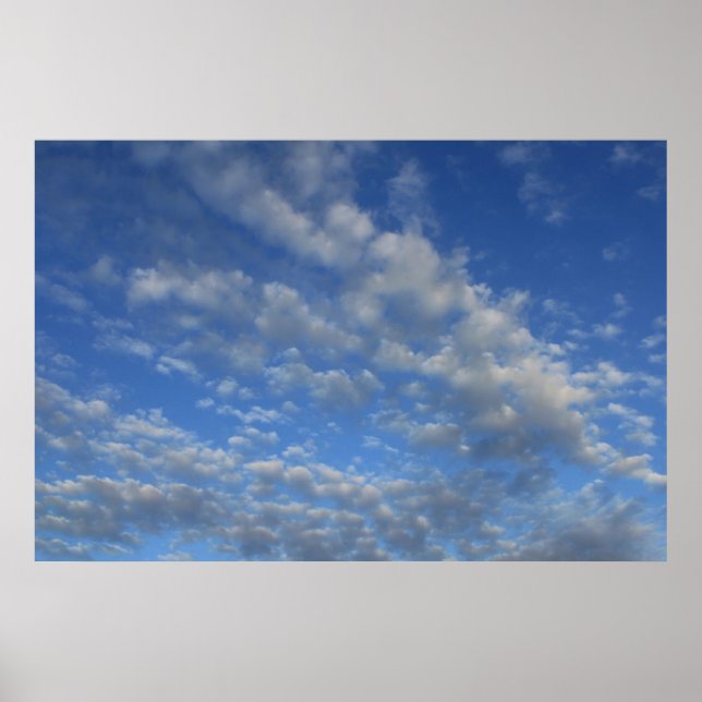 Wolkendecke Poster (Vorne)