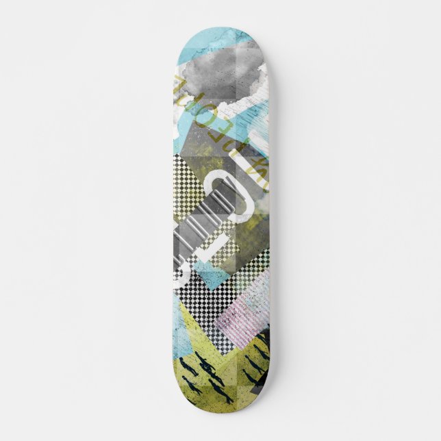 Wolkendecke von Kunstwerken Skateboard (Vorne)