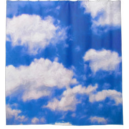 Wolkenduschvorhang Duschvorhang