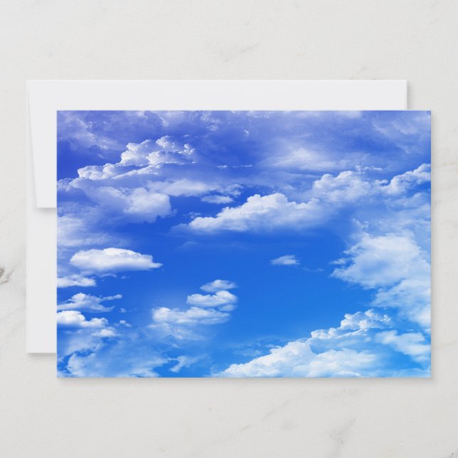 Wolkeneinladung Einladung (Vorderseite)