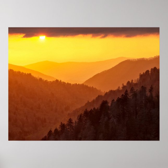 Wolkenfelder Tal, Tennessee Poster (Vorne)