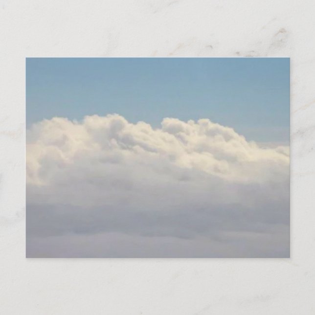 Wolkenfotografie Postkarte (Vorderseite)