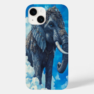 🌟 Wolkengetragener Elefant Case-Mate iPhone 14 Hülle