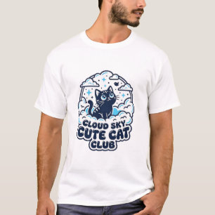 Wolkenhimmel Süße Katze Haustierliebhaber Shirt Ku