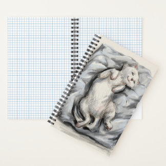 Wolkenkatze - Cozy Herbst Notizbuch