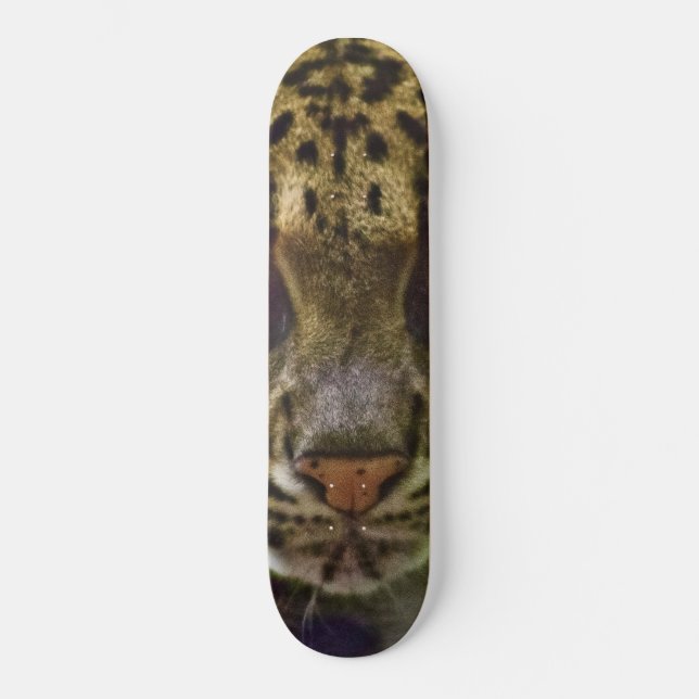 Wolkenkleopard Skateboard (Vorderseite)