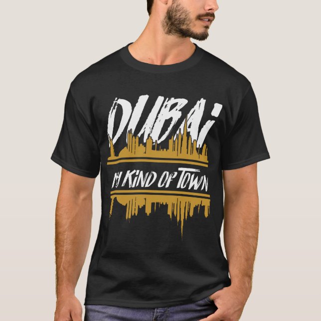 Wolkenkratzer der Wüste Dubai T-Shirt (Vorderseite)