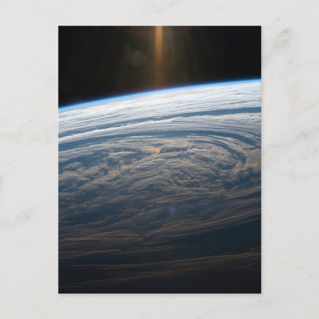Wolkenkratzer im Südindischen Ozean. Postkarte (Vorderseite)