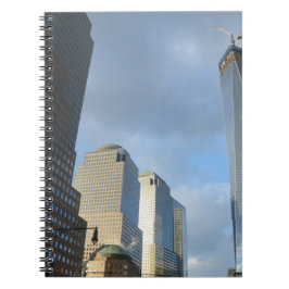 Wolkenkratzer in New York Notizblock