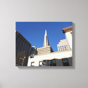 Wolkenkratzer in San Francisco Leinwanddruck