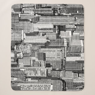 Wolkenkratzer Stadt Isometric Seamless Textur Sherpadecke