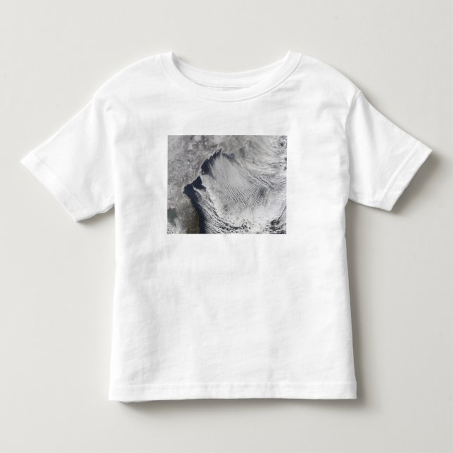 Wolkenkratzer über dem japanischen Meer Kleinkind T-shirt (Vorderseite)