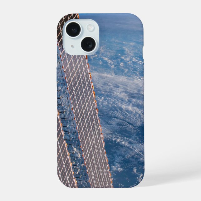 Wolkenkratzer- und Korallenmeere. iPhone 15 Hülle (Rückseite)
