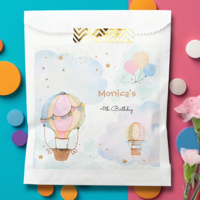 Wolkenluftballons Kindergeburtstag Geschenktütchen (Von Creator hochgeladen)