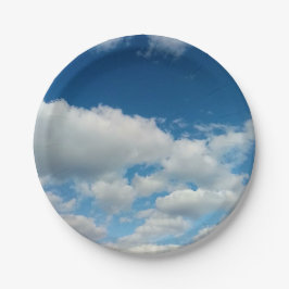 Wolkenschichten Pappteller